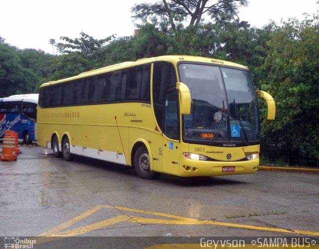 Viação Itapemirim 5805 na cidade de São Paulo, São Paulo, Brasil, por José Geyvson da Silva. Número da foto: #5960421.