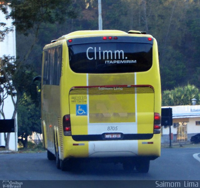 Viação Itapemirim 8705 na cidade de Viana, Espírito Santo, Brasil, por Saimom  Lima. Número da foto: #5959535.