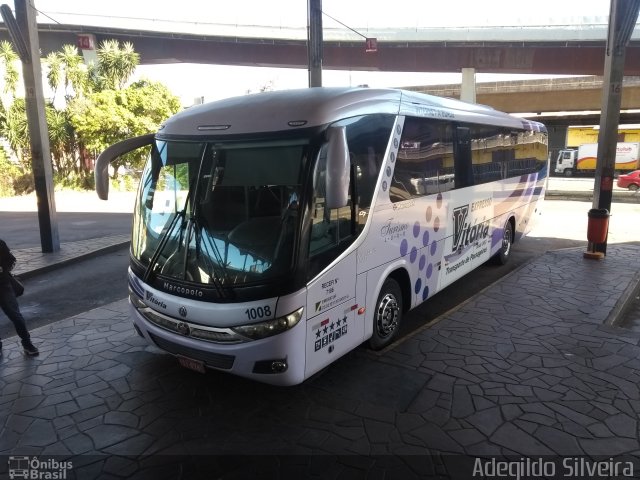 Expresso Vitória de Transportes 1008 na cidade de Porto Alegre, Rio Grande do Sul, Brasil, por Adegildo Silveira. Número da foto: #5959293.