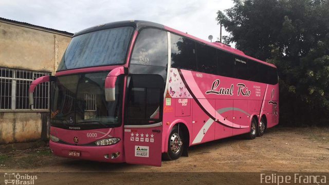 Lual Rio Turismo e Fretamento 6000 na cidade de Saquarema, Rio de Janeiro, Brasil, por Felipe França. Número da foto: #5959192.