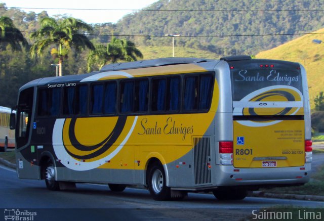 Viação Santa Edwiges R801 na cidade de Viana, Espírito Santo, Brasil, por Saimom  Lima. ID da foto: 5959533.