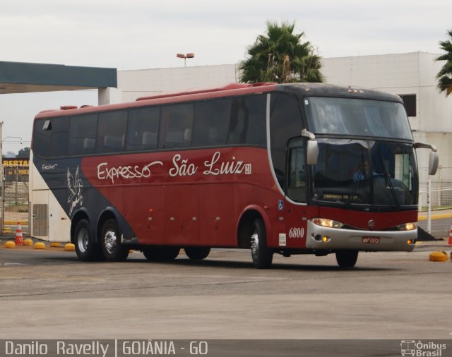 Expresso São Luiz 6800 na cidade de Goiânia, Goiás, Brasil, por Danilo  Ravelly. ID da foto: 5960215.