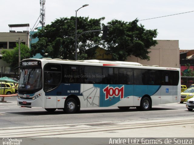 Auto Viação 1001 RJ 108.830 na cidade de Rio de Janeiro, Rio de Janeiro, Brasil, por André Luiz Gomes de Souza. Número da foto: #5961737.