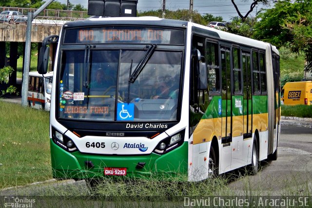 Viação Atalaia Transportes 6405 na cidade de Aracaju, Sergipe, Brasil, por David  Souza. ID da foto: 5961937.