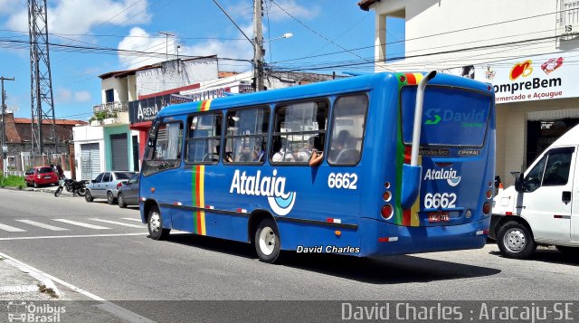 Viação Atalaia Transportes 6662 na cidade de Nossa Senhora do Socorro, Sergipe, Brasil, por David  Souza. ID da foto: 5961918.