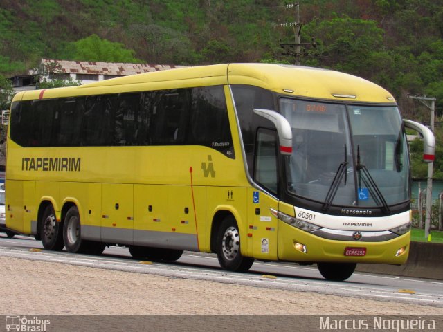 Viação Itapemirim 60501 na cidade de Barra Mansa, Rio de Janeiro, Brasil, por Marcus Nogueira . ID da foto: 5960885.