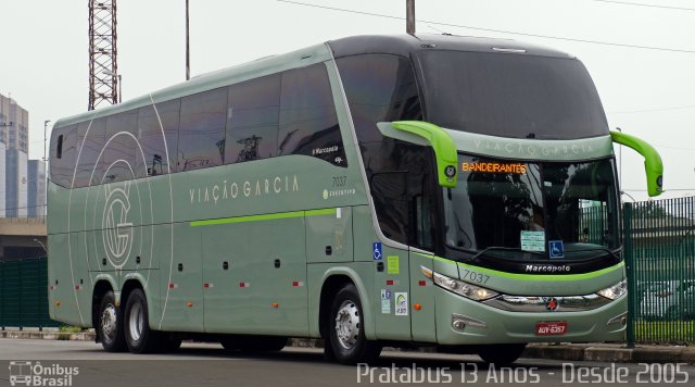 Viação Garcia 7037 na cidade de São Paulo, São Paulo, Brasil, por Cristiano Soares da Silva. Número da foto: #5963263.
