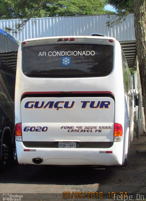 Guaçu Tur Viagens e Turismo 6020 na cidade de Cascavel, Paraná, Brasil, por Felipe  Dn. ID da foto: 5963924.