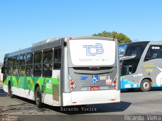 TCB - Sociedade de Transportes Coletivos de Brasília 10073 na cidade de Brasília, Distrito Federal, Brasil, por Ricardo Vieira. Número da foto: #5962560.