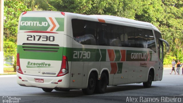 Empresa Gontijo de Transportes 21730 na cidade de Taubaté, São Paulo, Brasil, por Alex Ramos Ribeiro. ID da foto: 5963921.