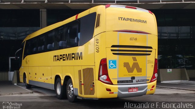 Viação Itapemirim 60749 na cidade de Florianópolis, Santa Catarina, Brasil, por Alexandre F.  Gonçalves. Número da foto: #5965379.