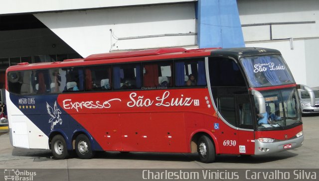 Expresso São Luiz 6930 na cidade de Goiânia, Goiás, Brasil, por Charlestom Vinicius Carvalho Silva. Número da foto: #5964499.