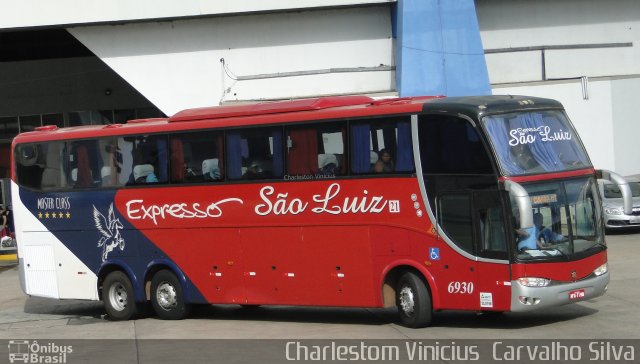 Expresso São Luiz 6930 na cidade de Goiânia, Goiás, Brasil, por Charlestom Vinicius Carvalho Silva. ID da foto: 5964499.