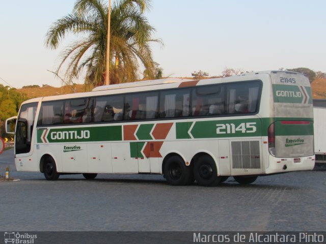 Empresa Gontijo de Transportes 21145 na cidade de Perdões, Minas Gerais, Brasil, por Marcos de Alcantara Pinto. ID da foto: 5965521.