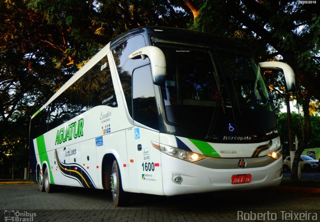 Trans Águia Turismo 1600 na cidade de São Paulo, São Paulo, Brasil, por Roberto Teixeira. ID da foto: 5965720.