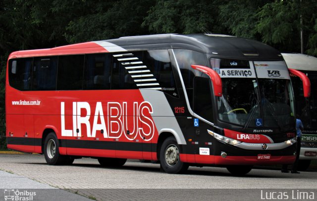 Lirabus 12115 na cidade de São Paulo, São Paulo, Brasil, por Lucas Lima. Número da foto: #5968091.