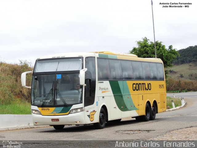 Empresa Gontijo de Transportes 11975 na cidade de João Monlevade, Minas Gerais, Brasil, por Antonio Carlos Fernandes. ID da foto: 5967323.