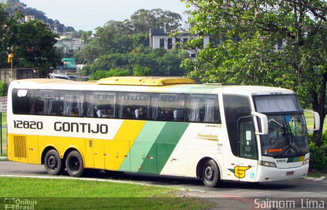 Empresa Gontijo de Transportes 12820 na cidade de Vitória, Espírito Santo, Brasil, por Saimom  Lima. ID da foto: 5967494.