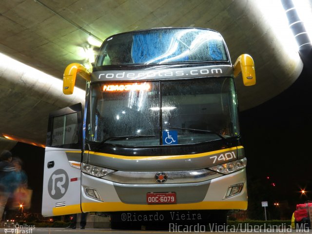 RodeRotas - Rotas de Viação do Triângulo 7401 na cidade de Uberlândia, Minas Gerais, Brasil, por Ricardo Vieira. ID da foto: 5966651.