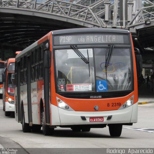 Viação Gato Preto 8 2319 na cidade de São Paulo, São Paulo, Brasil, por Rodrigo  Aparecido. Número da foto: #5968083.