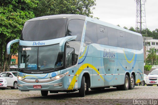 Debus Turismo 2014 na cidade de Joinville, Santa Catarina, Brasil, por Diego Lip. ID da foto: 5967335.