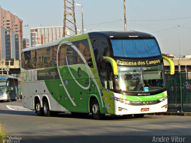 Expresso Princesa dos Campos 6333 na cidade de São Paulo, São Paulo, Brasil, por André Vitor  Silva dos Santos. ID da foto: 5969703.