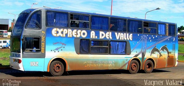 Expreso A. del Valle 102 na cidade de Posadas, Capital, Misiones, Argentina, por Vagner Valani. ID da foto: 5968870.