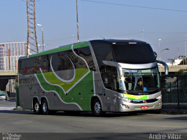 Brasil Sul Linhas Rodoviárias 3025 na cidade de São Paulo, São Paulo, Brasil, por André Vitor  Silva dos Santos. Número da foto: #5969719.