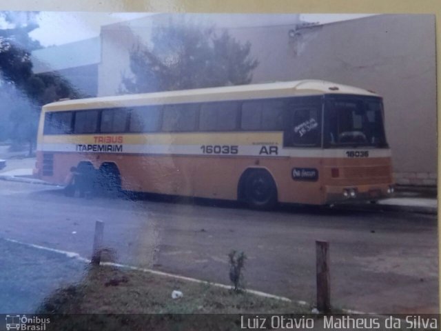 Viação Itapemirim 16035 na cidade de Juiz de Fora, Minas Gerais, Brasil, por Luiz Otavio Matheus da Silva. ID da foto: 5969813.