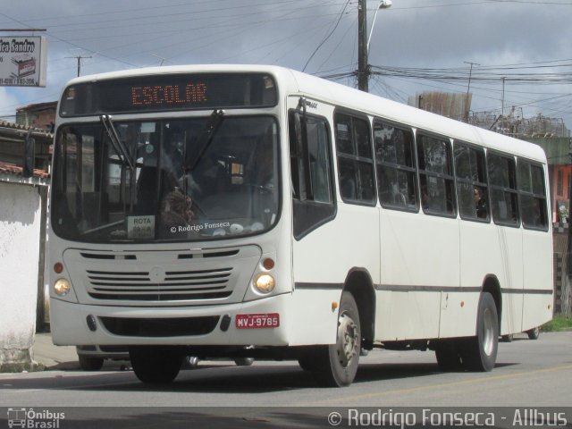 Ônibus Particulares MVJ9785 na cidade de Maceió, Alagoas, Brasil, por Rodrigo Fonseca. Número da foto: #5970432.