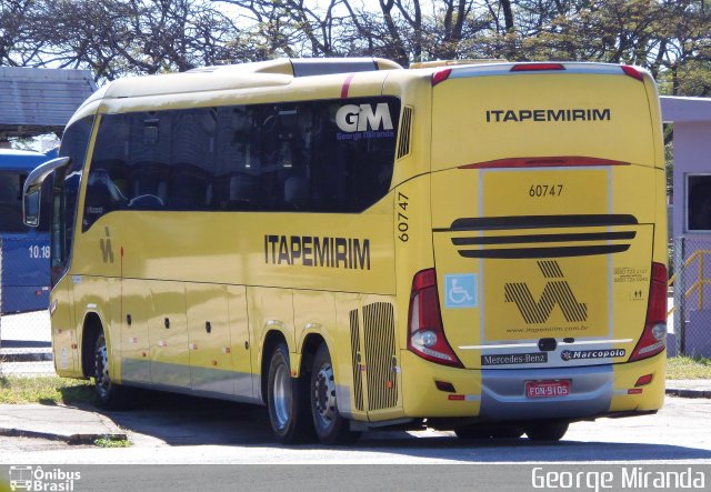 Viação Itapemirim 60747 na cidade de São José dos Campos, São Paulo, Brasil, por George Miranda. Número da foto: #5970161.