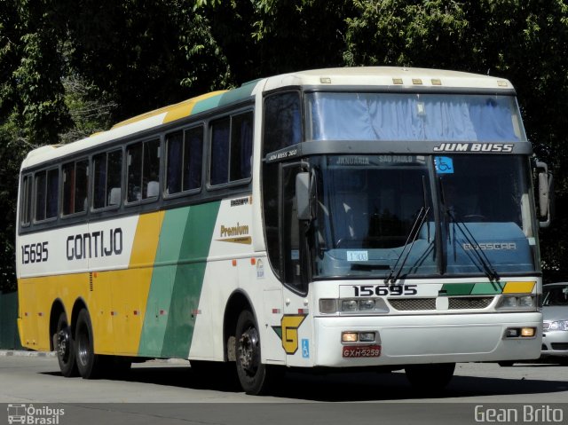 Empresa Gontijo de Transportes 15695 na cidade de São Paulo, São Paulo, Brasil, por Gean Brito. ID da foto: 5916463.