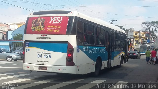 ETURSA - Emp. de Transp. Urbano e Rodoviário de Santo André 04 495 na cidade de Santo André, São Paulo, Brasil, por Andre Santos de Moraes. ID da foto: 5916039.