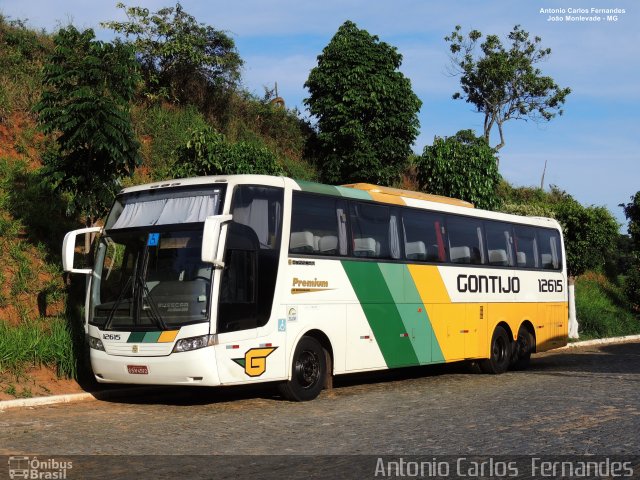 Empresa Gontijo de Transportes 12615 na cidade de João Monlevade, Minas Gerais, Brasil, por Antonio Carlos Fernandes. ID da foto: 5915928.