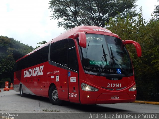 Viação Santa Cruz 212141 na cidade de São Paulo, São Paulo, Brasil, por André Luiz Gomes de Souza. ID da foto: 5916513.