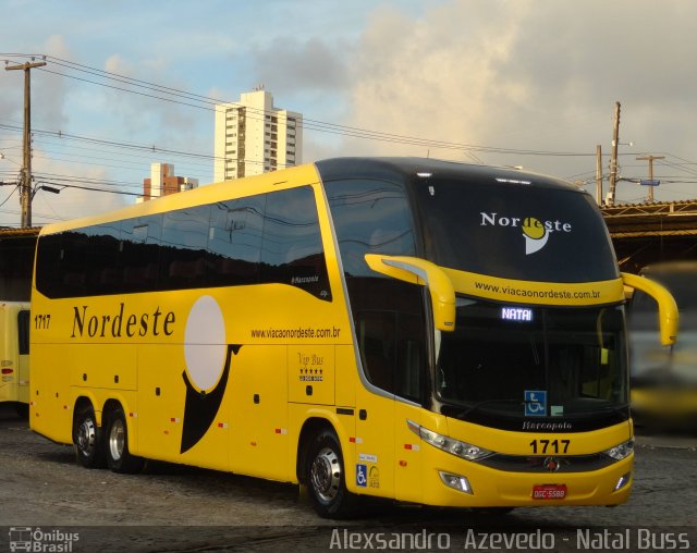 Viação Nordeste 1717 na cidade de Natal, Rio Grande do Norte, Brasil, por Alexsandro  Azevedo. Número da foto: #5916863.