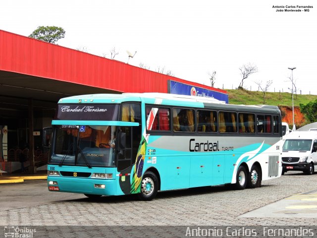 Cardeal Turismo 5500 na cidade de João Monlevade, Minas Gerais, Brasil, por Antonio Carlos Fernandes. Número da foto: #5916650.