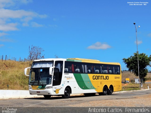 Empresa Gontijo de Transportes 12040 na cidade de João Monlevade, Minas Gerais, Brasil, por Antonio Carlos Fernandes. ID da foto: 5970925.