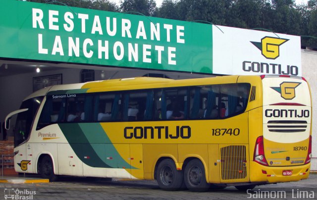 Empresa Gontijo de Transportes 18740 na cidade de São Mateus, Espírito Santo, Brasil, por Saimom  Lima. ID da foto: 5970837.