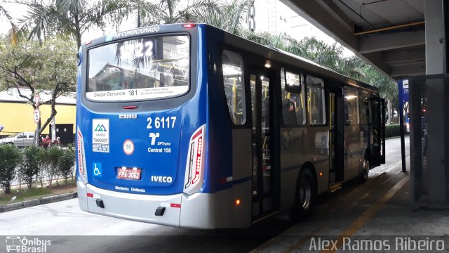 Transcooper > Norte Buss 2 6117 na cidade de São Paulo, São Paulo, Brasil, por Alex Ramos Ribeiro. ID da foto: 5972125.