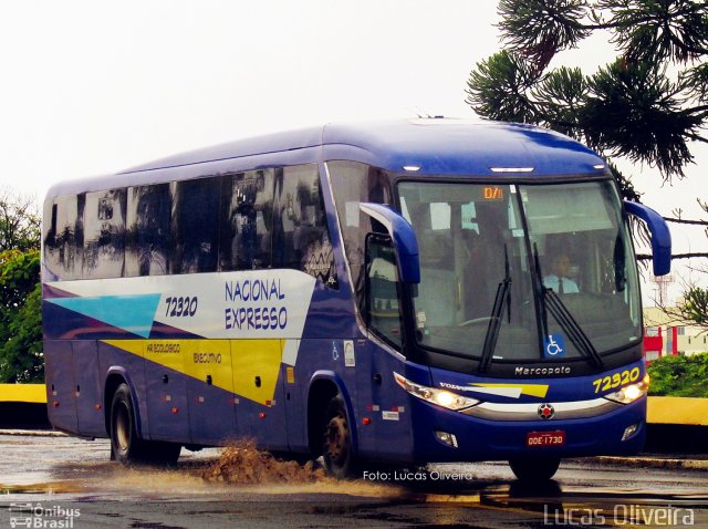 Nacional Expresso 72320 na cidade de Londrina, Paraná, Brasil, por Lucas Oliveira . ID da foto: 5973972.