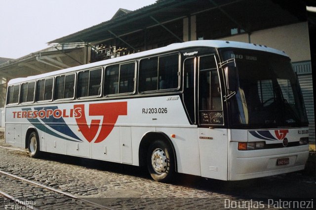 Viação Teresópolis RJ 203.026 na cidade de Rio de Janeiro, Rio de Janeiro, Brasil, por Douglas Paternezi. Número da foto: #5973637.