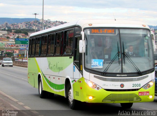 Rio Negro Fretamento e Turismo 2008 na cidade de Belo Horizonte, Minas Gerais, Brasil, por Adão Raimundo Marcelino. Número da foto: #5973630.