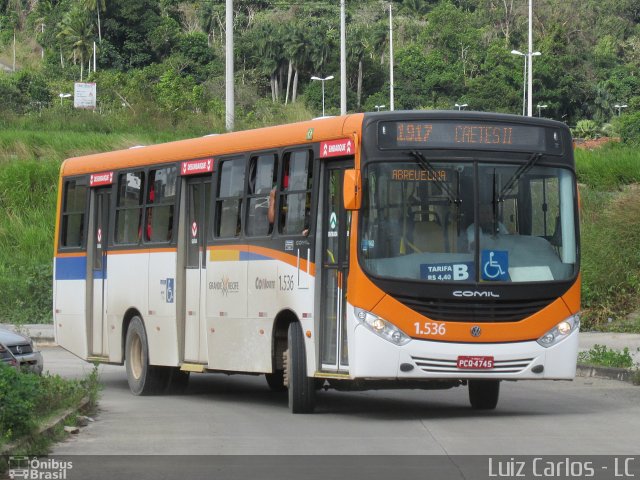 Itamaracá Transportes 1.536 na cidade de Abreu e Lima, Pernambuco, Brasil, por Luiz Carlos de Santana. ID da foto: 5973654.