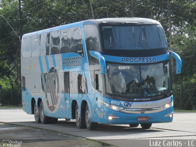 Auto Viação Progresso 6012 na cidade de Recife, Pernambuco, Brasil, por Luiz Carlos de Santana. ID da foto: 5973775.