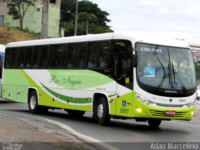 Rio Negro Fretamento e Turismo 35817 na cidade de Belo Horizonte, Minas Gerais, Brasil, por Adão Raimundo Marcelino. ID da foto: 5973644.