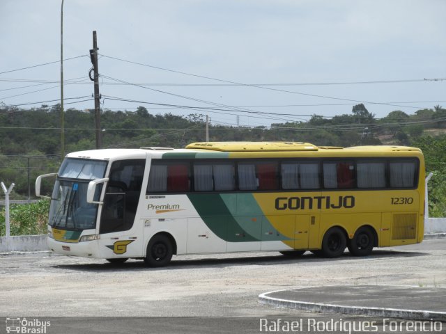 Empresa Gontijo de Transportes 12310 na cidade de Aracaju, Sergipe, Brasil, por Rafael Rodrigues Forencio. ID da foto: 5972526.