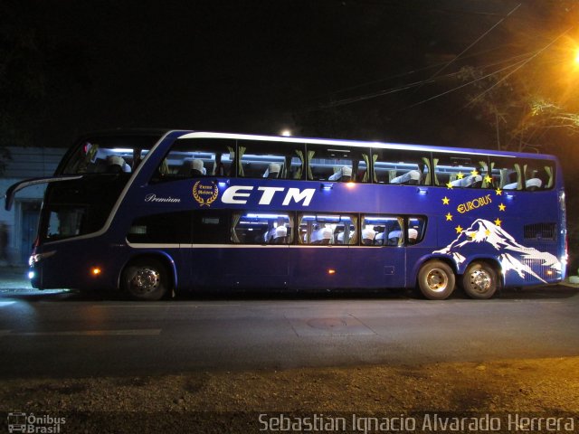 ETM - Empresa de Transporte Maullín 314 na cidade de Santiago, Santiago, Metropolitana de Santiago, Chile, por Sebastián Ignacio Alvarado Herrera. ID da foto: 5918213.