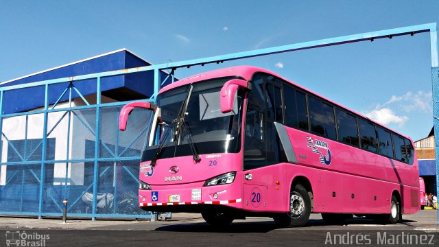 TRACOPA - Transportes Costarricenses Panameños 20 na cidade de , por Andrés Martínez Rodríguez. Número da foto: #5919326.
