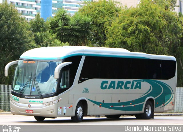 Viação Garcia 7286 na cidade de Curitiba, Paraná, Brasil, por Danilo Marcelo Silva. Número da foto: #5918656.